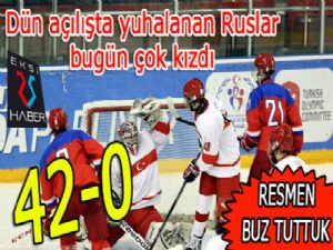 Resmen buz tuttuk: 42-0