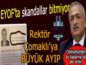 EYOF'ta skandallar bitmiyor... Rektör Çomaklı'ya BÜYÜK AYIP