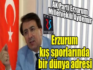 Milletvekili Aydemir: Erzurum kış sporlarında bir dünya adresi