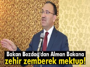 Bakan Bozdağ'dan Alman Bakana sert cevap