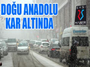 Doğu Anadolu yeniden kar altında