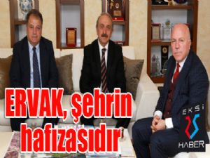 ERVAK Başkanı Güzel'den Başkan Sekmen'e kültür teşekkürü