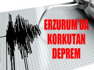 Horasan'da 4.2 büyüklüğünde deprem