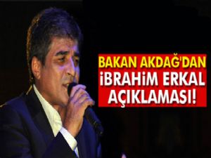 Bakan Akdağ'dan İbrahim Erkal açıklaması