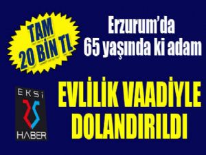 Evlilik vaadiyle dolandırıldı