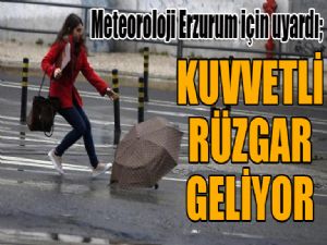 Meteoroloji uyardı: Kuvvetli rüzgar geliyor..