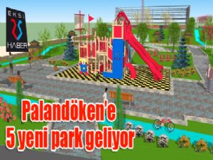 Palandöken Belediyesi yeni parkların startını verdi