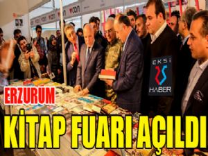 Erzurum Kitap Fuarı açıldı