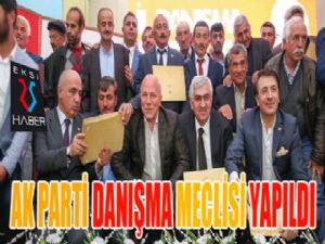 AK Parti İl Danışma Meclisi yapıldı