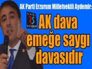 Milletvekili Aydemir: 