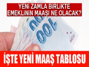 Emekliye yeni maaş