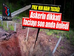 Askerlerin dikkati faciayı önledi...