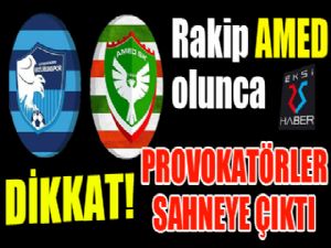 Rakip AMED olunca provokatörler sahneye çıktı