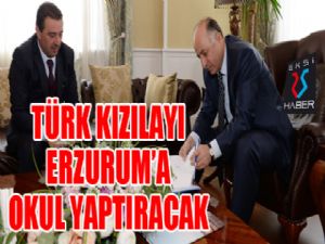 Türk Kızılayı Erzurum'da okul yaptıracak