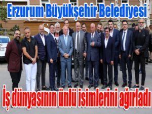 Büyükşehir iş dünyasının ünlü isimlerini ağırladı