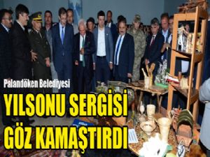 Palandöken Belediyesi'nin yılsonu sergisi göz kamaştırdı