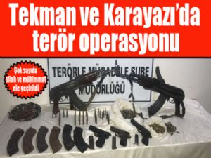 Erzurum'da terör operasyonu...