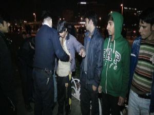 Erzurum'da Kaçak göçmenler yakalandı