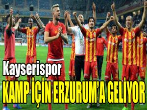 Kayserispor kamp için Erzurum'a geliyor...