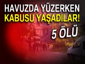 Havuzda elektrik faciası: 5 ölü