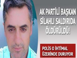 AK Partili başkan yardımcısına saldırı!