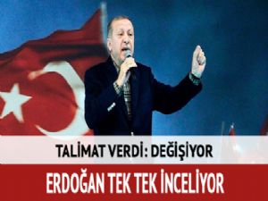 Cumhurbaşkanı Erdoğan talimat verdi: Teşkilat değişecek