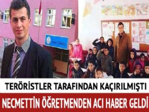 Tunceli'de bulunan ceset kaçırılan öğretmene ait çıktı