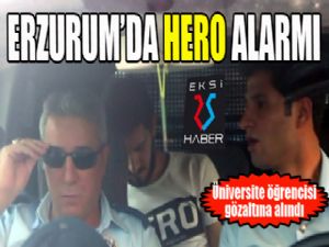Erzurum'da 'Hero' yazılı tişört emniyeti alarma geçirdi
