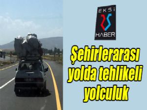 Şehirlerarası yolda tehlikeli yolculuk