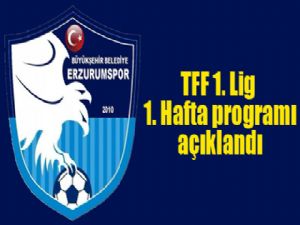 TFF 1. Lig 1. Hafta programı açıklandı...