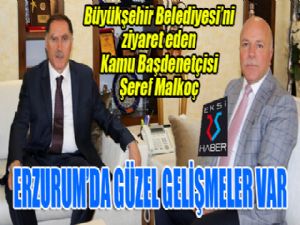 Kamu Başdenetçisi Şeref Malkoç Büyükşehir Belediyesi'ni ziyaret etti