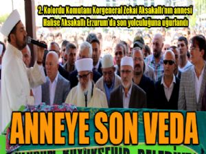 Halise Aksakallı son yolculuğuna uğurlandı..