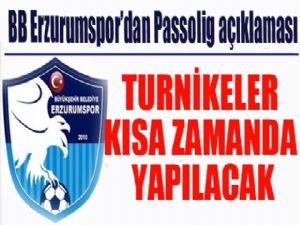 BB Erzurumspor'dan Passolig açıklaması geldi...
