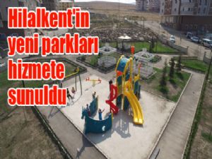 Hilalkent'in yeni parkları hizmete sunuldu