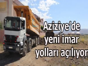 Aziziye'de yeni imar yolları açılıyor...