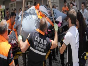 Hayatını kaybeden 350 kilo ağırlığındaki kadın toprağa verildi...