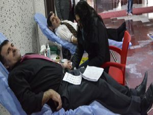 Palandöken Belediyesi Kızılay'a kan bağışında bulundu...