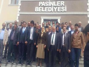 Taşkesenlioğlu Pasinler'de destek istedi...