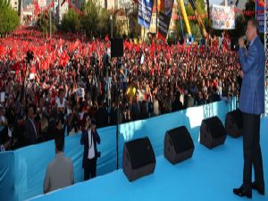 Cumhurbaşkanı Erdoğan Erzurum'da 100 bin kişiye konuştu...