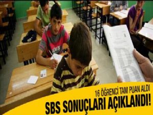 SBS sonuçları açıklandı...