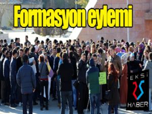 Atatürk Üniversitesi'nde formasyon eylemi...