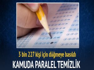 Paralel memur temizliği