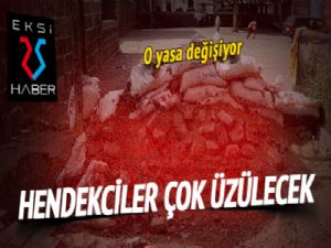 Büyükşehirlere 'Hendek' ayarı geliyor