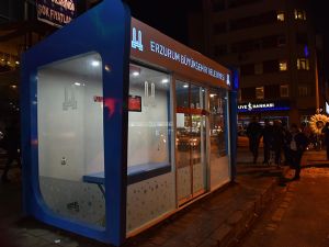 Erzurum'da akıllı durak sayısı artıyor...