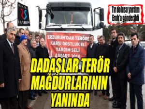 Dadaşlar terör mağdurlarının yanında...