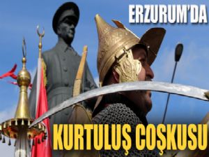 Erzurum'da kurtuluş coşkusu...