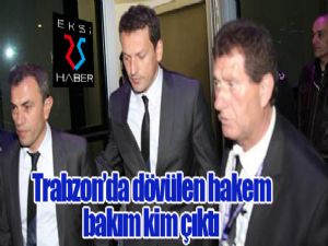 Trabzon'da dövülen hakem bakın kim çıktı...