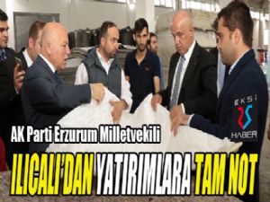 Milletvekili Ilıcalı'dan yatırımlara tam not...