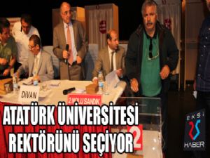 Atatürk Üniversitesi rektörünü seçiyor...