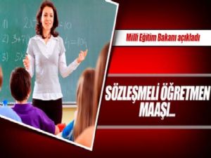 Sözleşmeli öğretmenlerin maaşı ne olacak?